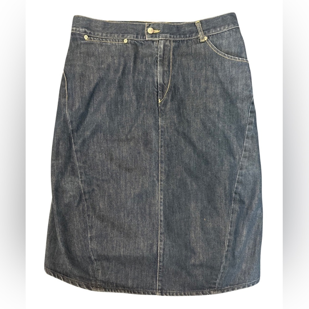 LEVI’S Strauss VINTAGE Jean Skirt LOW HIGH STYLE Women’s Waist Size 30.